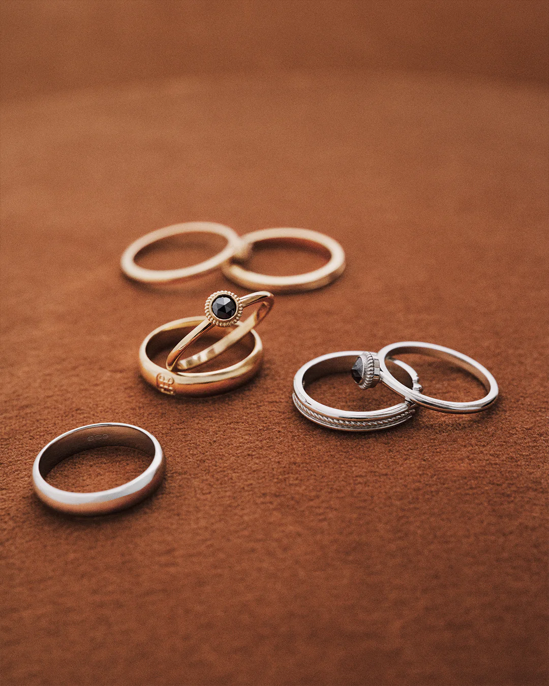 Valittu-sormus safiiri 2,5mm kulta - Image 4